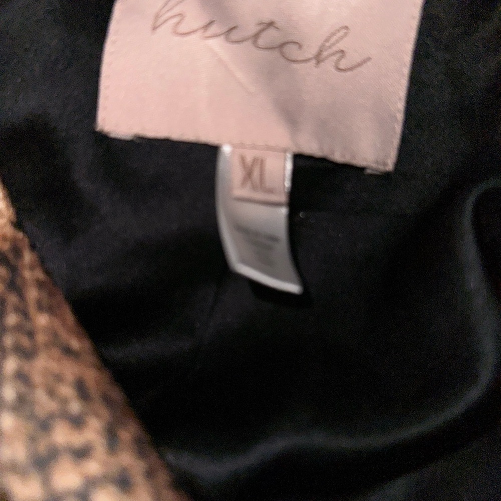 Hutch Snakeskin Longline Print Coat Size XL - Picture 9 of 11